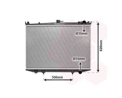 Radiator, engine cooling 13002064 International Radiators, Image 2