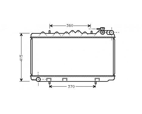 Radiator, engine cooling 13002092 International Radiators