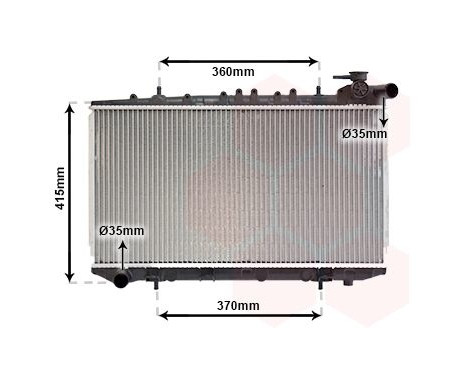 Radiator, engine cooling 13002092 International Radiators, Image 2