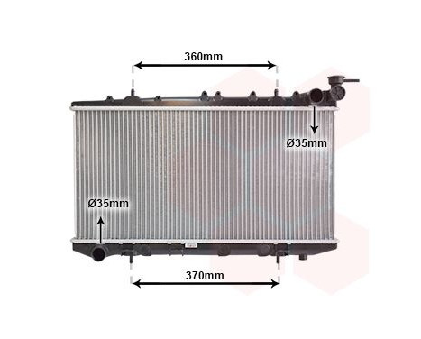 Radiator, engine cooling 13002102 International Radiators, Image 2