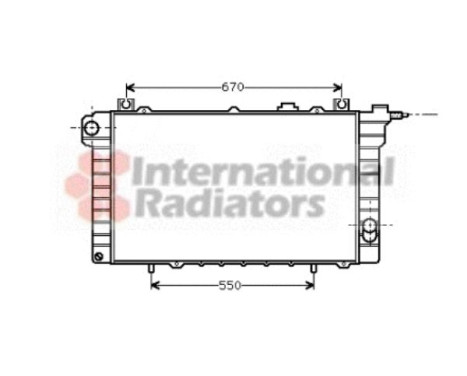 Radiator, engine cooling 13002110 International Radiators, Image 2