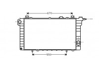 Radiator, engine cooling 13002110 International Radiators