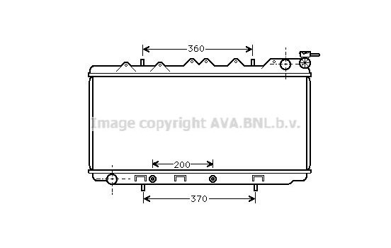 Radiator, engine cooling 13002115 International Radiators, Image 2