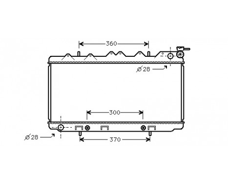 Radiator, engine cooling 13002120 International Radiators