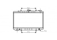 Radiator, engine cooling 13002126 International Radiators