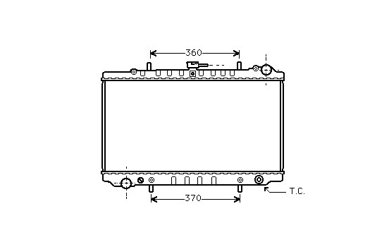 Radiator, engine cooling 13002126 International Radiators
