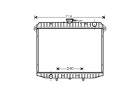 Radiator, engine cooling 13002148 International Radiators