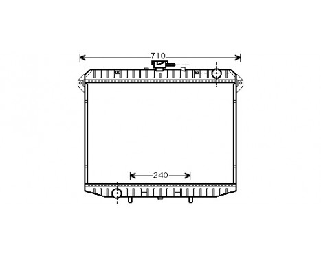 Radiator, engine cooling 13002148 International Radiators