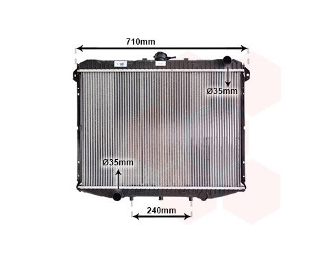 Radiator, engine cooling 13002148 International Radiators, Image 2