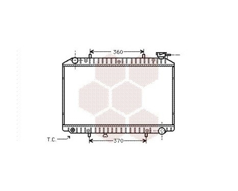 Radiator, engine cooling 13002171 International Radiators, Image 2