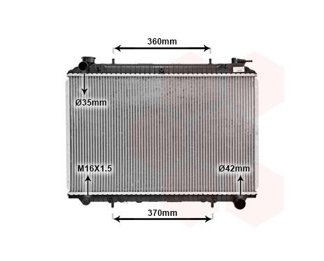 Radiator, engine cooling 13002173 International Radiators, Image 2