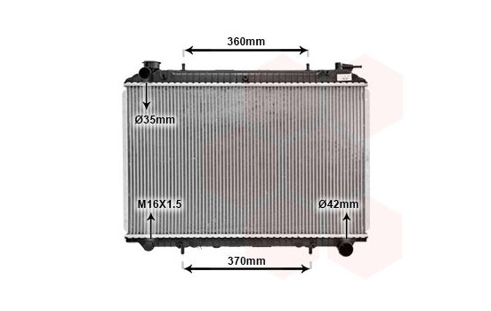 Radiator, engine cooling 13002173 International Radiators, Image 2