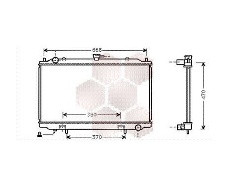 Radiator, engine cooling 13002188 International Radiators, Image 2