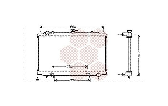 Radiator, engine cooling 13002188 International Radiators, Image 2