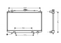 Radiator, engine cooling 13002188 International Radiators