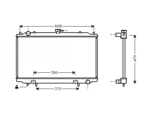Radiator, engine cooling 13002188 International Radiators