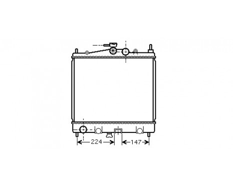 Radiator, engine cooling 13002210 International Radiators