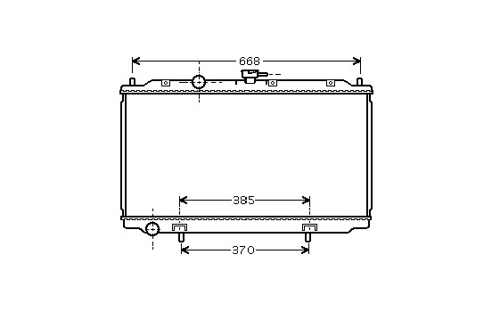 Radiator, engine cooling 13002217 International Radiators