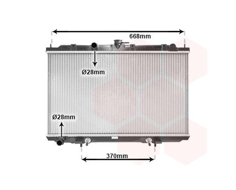 Radiator, engine cooling 13002219 International Radiators, Image 2