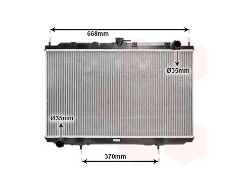 Radiator, engine cooling 13002220 International Radiators, Image 2