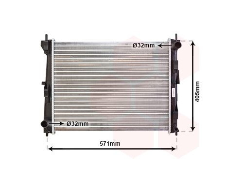 Radiator, engine cooling 13002235 International Radiators, Image 2