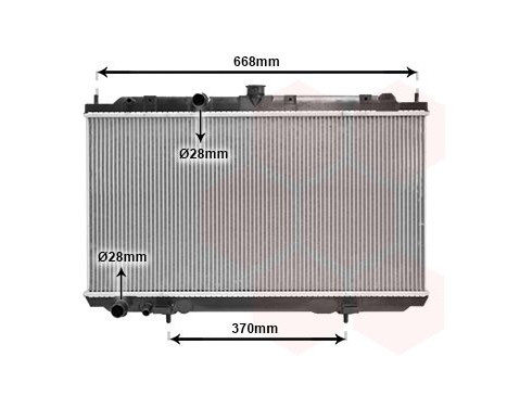 Radiator, engine cooling 13002237 International Radiators, Image 2