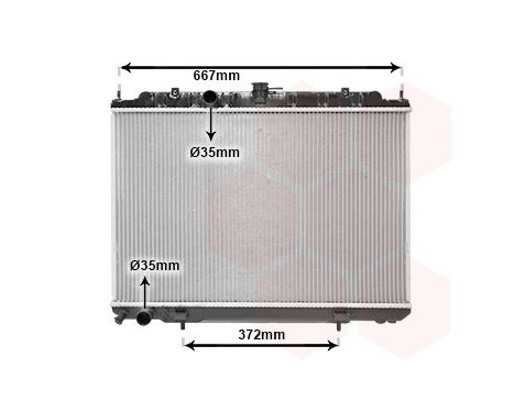 Radiator, engine cooling 13002238 International Radiators, Image 2