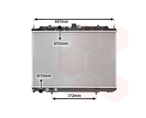 Radiator, engine cooling 13002239 International Radiators, Image 2