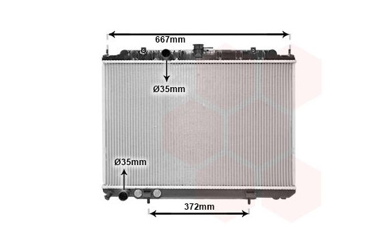 Radiator, engine cooling 13002239 International Radiators, Image 2