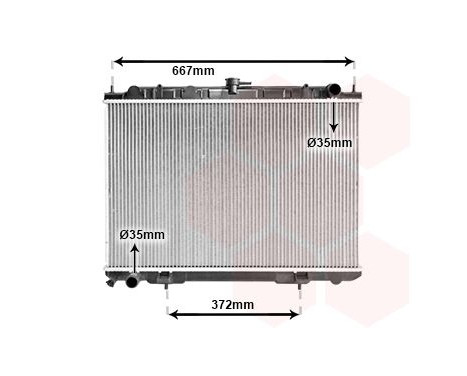 Radiator, engine cooling 13002241 International Radiators, Image 2