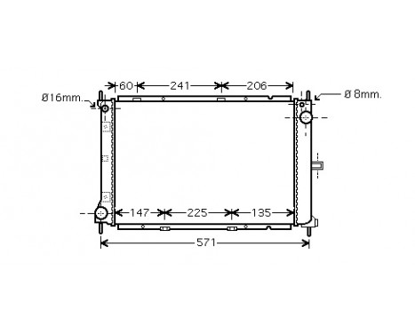 Radiator, engine cooling 13002249 International Radiators