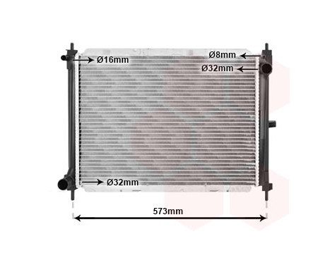 Radiator, engine cooling 13002260 International Radiators, Image 2