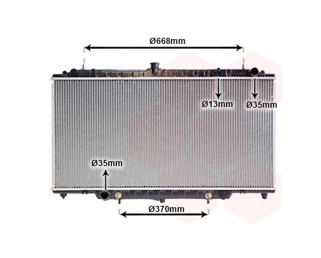 Radiator, engine cooling 13002264 International Radiators, Image 2