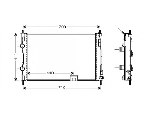 Radiator, engine cooling 13002288 International Radiators