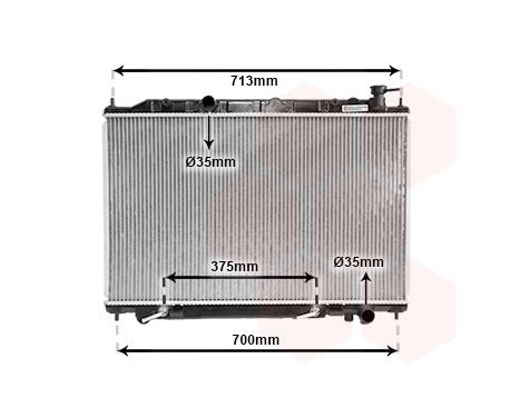 Radiator, engine cooling 13002295 International Radiators, Image 2