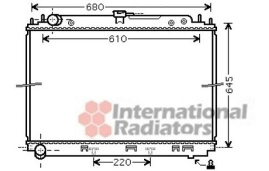 Radiator, engine cooling 13002296 International Radiators, Image 2
