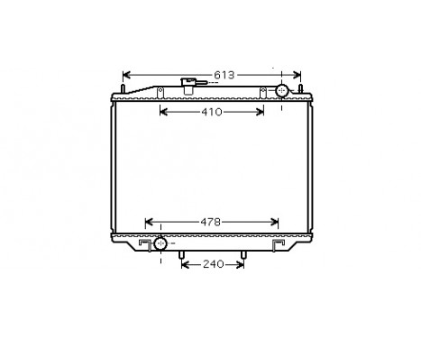 Radiator, engine cooling 13002300 International Radiators