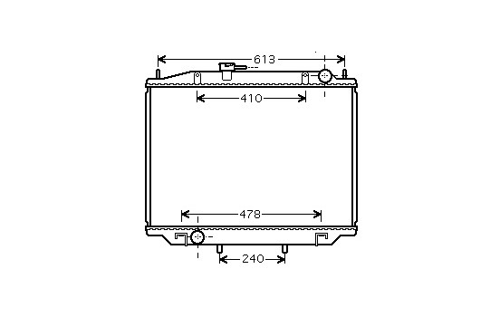 Radiator, engine cooling 13002300 International Radiators