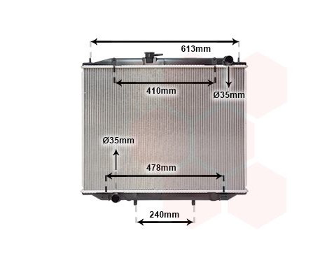 Radiator, engine cooling 13002300 International Radiators, Image 2