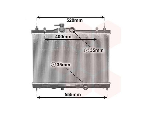 Radiator, engine cooling 13002338 International Radiators, Image 2