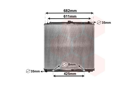 Radiator, engine cooling 13002399 International Radiators