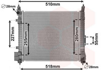 Radiator, engine cooling 13012707 International Radiators