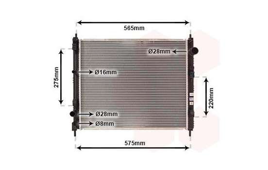 Radiator, engine cooling 13012710 International Radiators