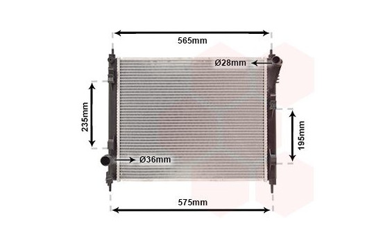 Radiator, engine cooling 13012711 International Radiators