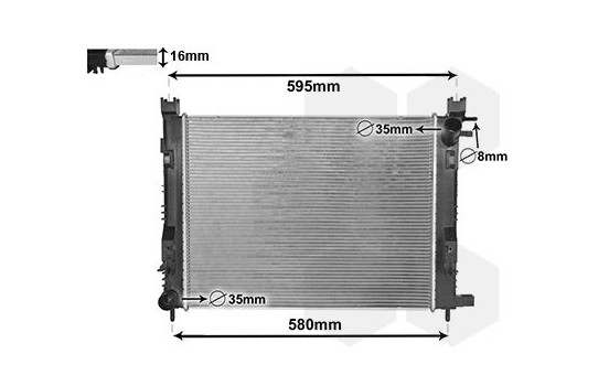 Radiator, engine cooling 15002007 International Radiators