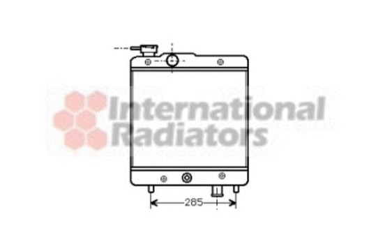 Radiator, engine cooling 17002025 International Radiators, Image 2