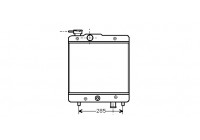 Radiator, engine cooling 17002025 International Radiators