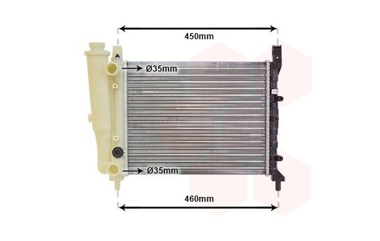 Radiator, engine cooling 17002039 International Radiators, Image 2