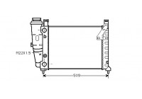 Radiator, engine cooling 17002040 International Radiators