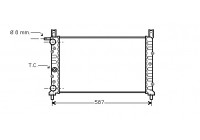 Radiator, engine cooling 17002078 International Radiators